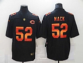 Nike Bears 52 Khalil Mack Black Colorful Fashion Limited Jersey,baseball caps,new era cap wholesale,wholesale hats